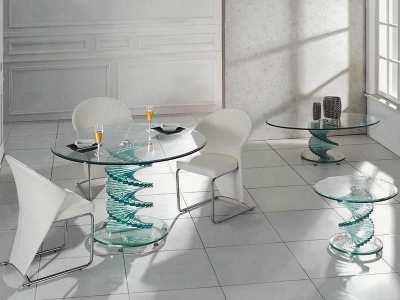 Дизайнерские стеклянные столы