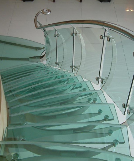 Лестница из стекла Триплекс