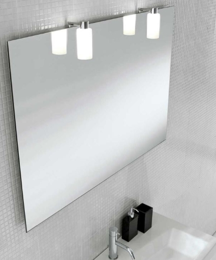 Толстое зеркало 8мм в ванной